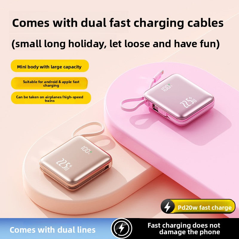 22.5W Fast Charging Power Bank with Digital Display
