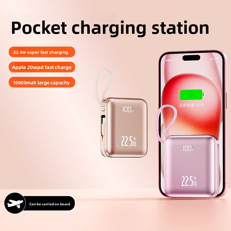 22.5W Fast Charging Power Bank with Digital Display