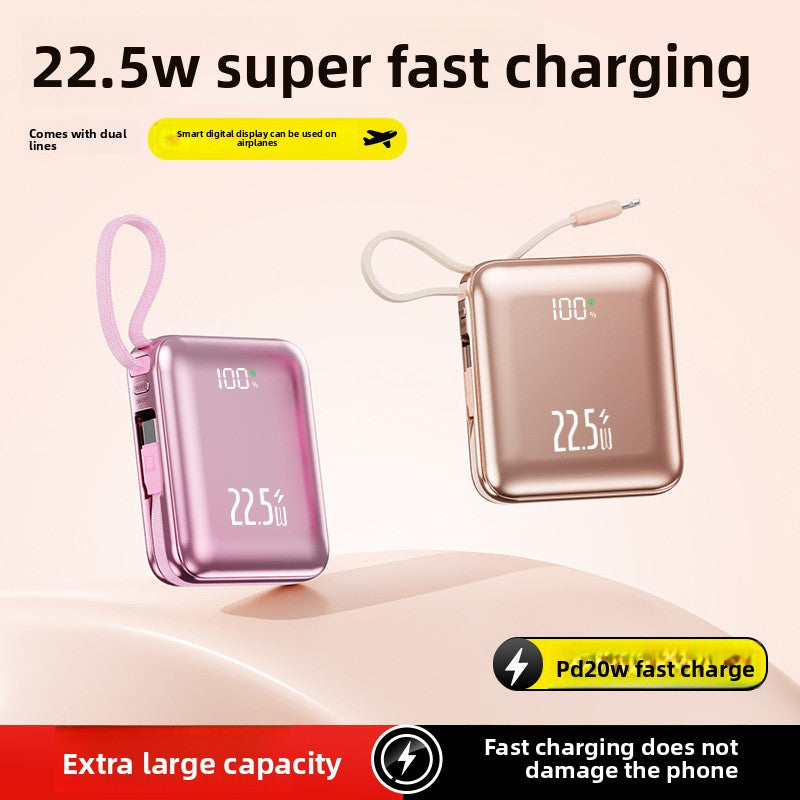 22.5W Fast Charging Power Bank with Digital Display